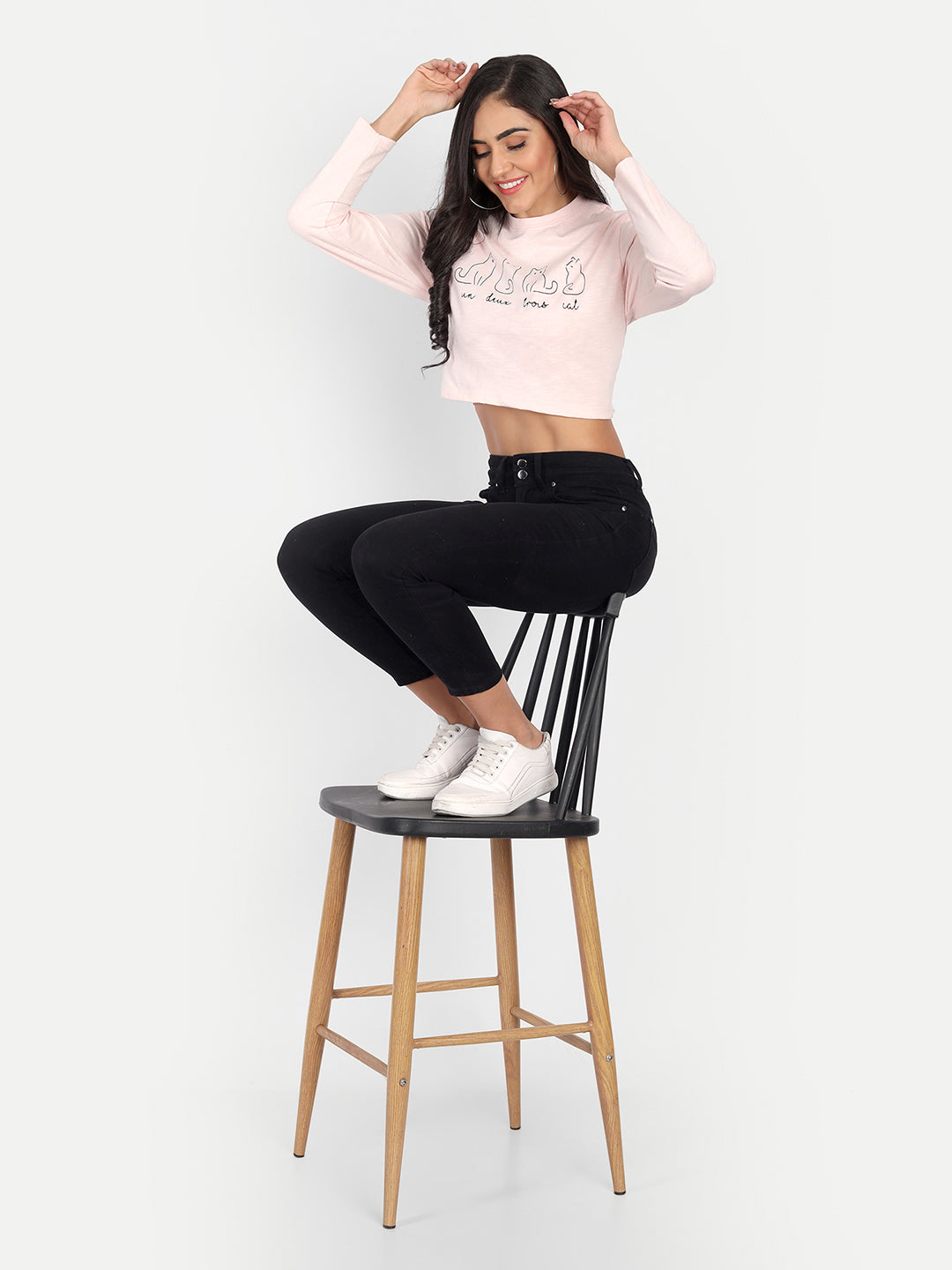 Crop Printed T-Shirt