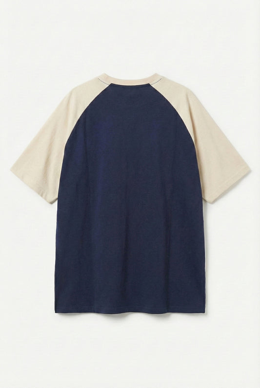 Raglan Printed Oversized T-Shirt