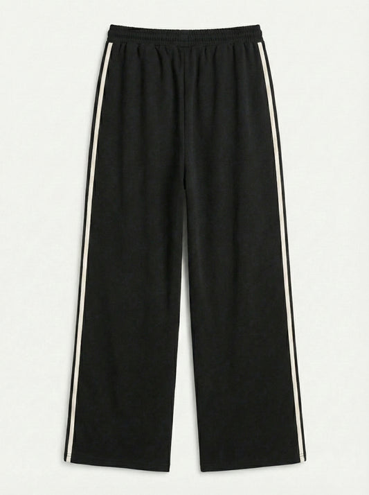 Striped Wide Leg Joggers