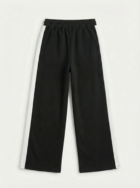 Striped Wide Leg Joggers