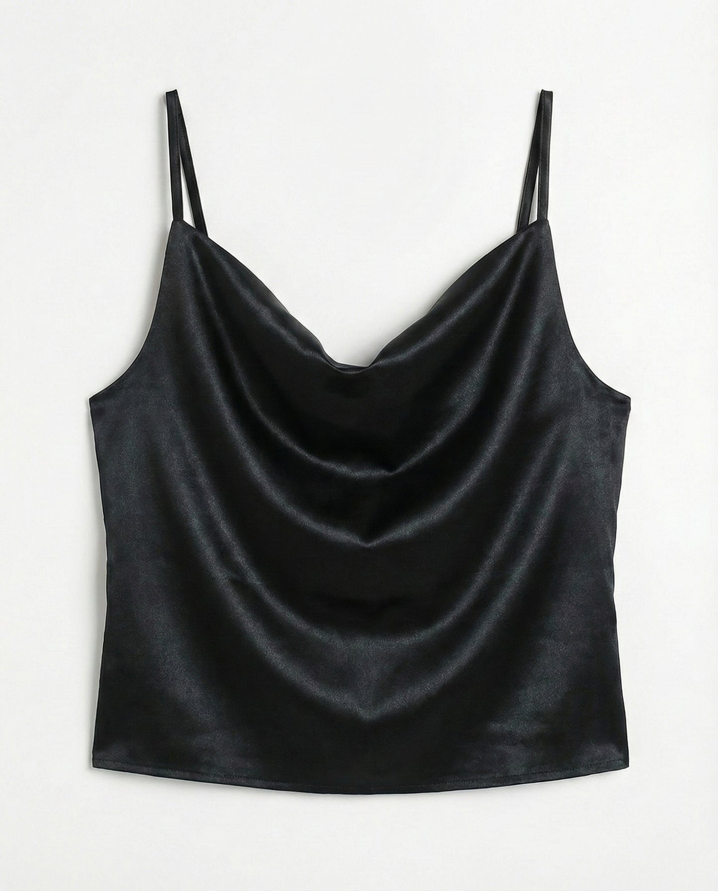 Satin sleveless tops