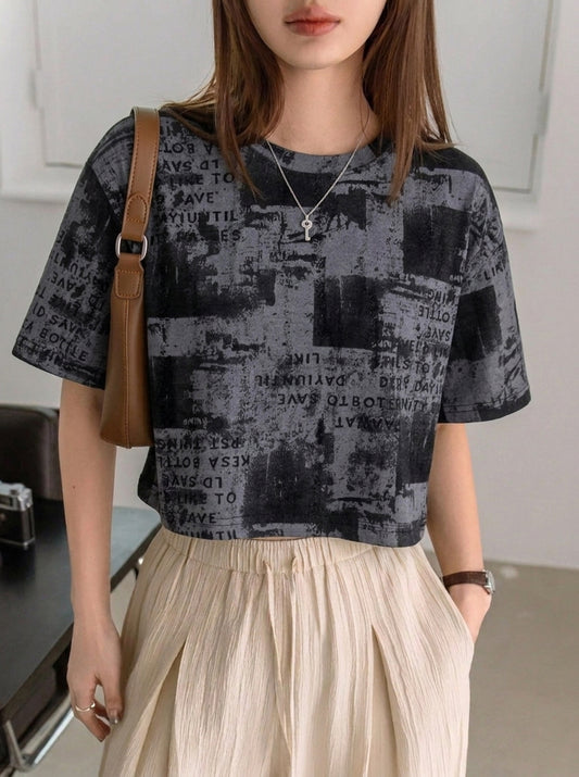 Oversized Crop TShirt