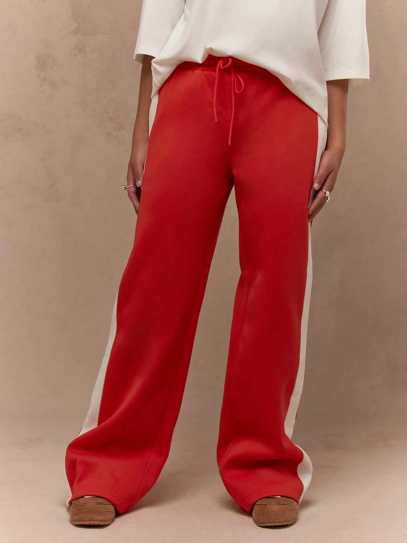 Striped Baggy Joggers