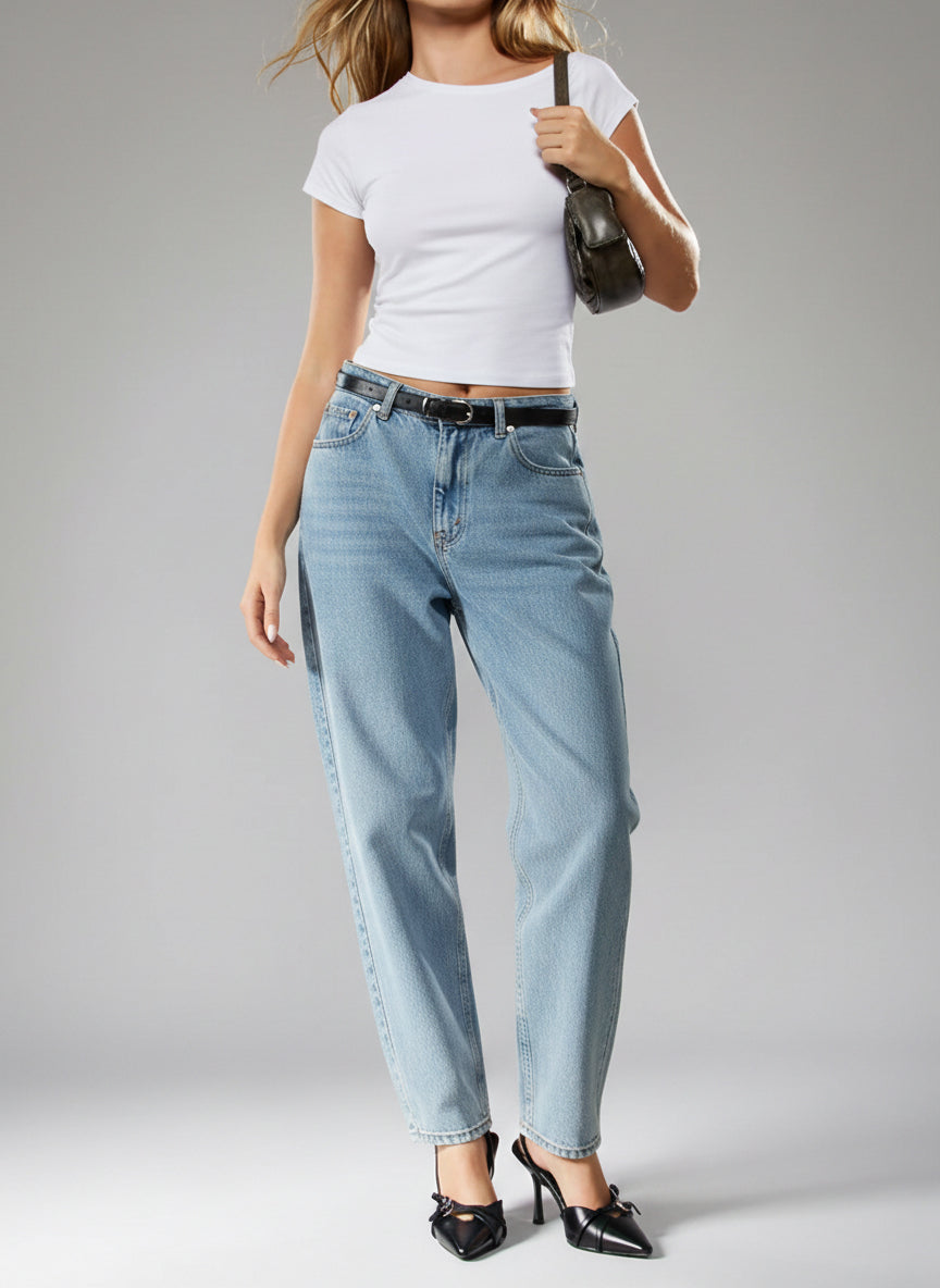 White Backless Crop T-Shirt