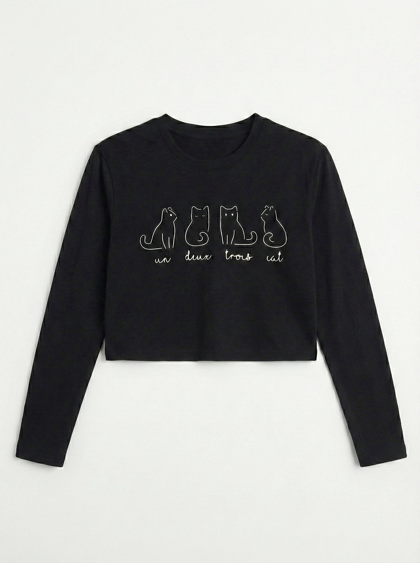 Crop Printed T-Shirt