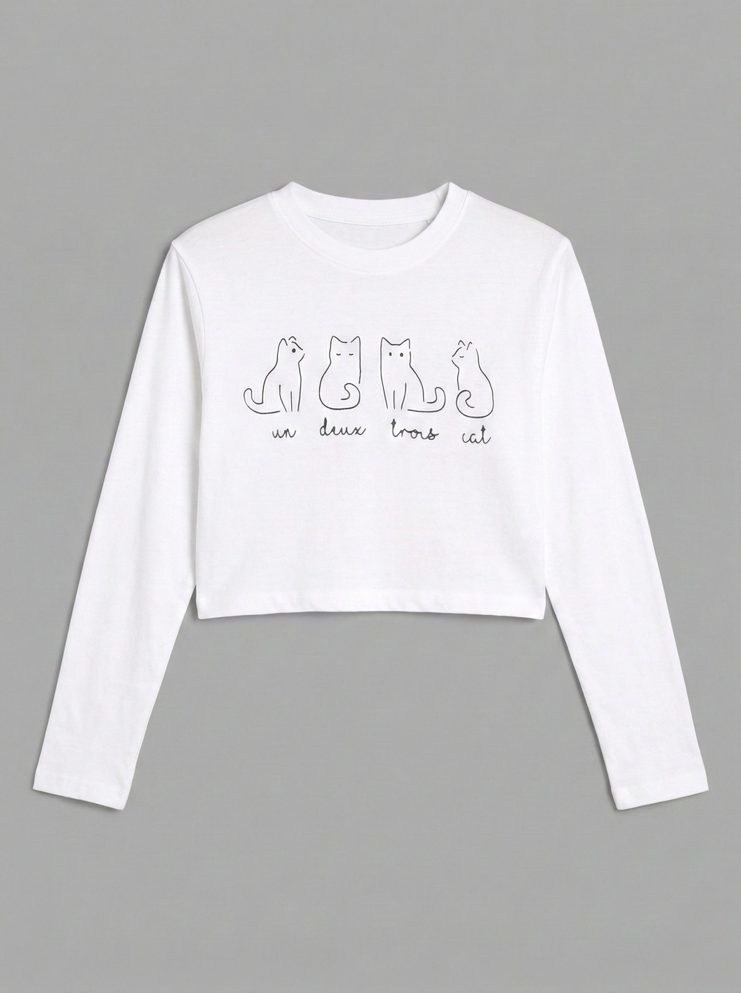 Crop Printed T-Shirt