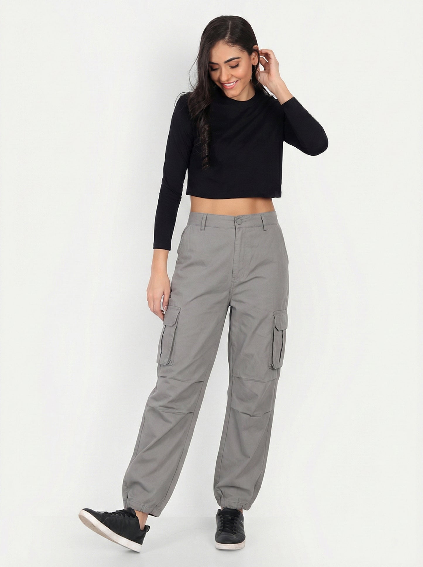 Crop Full Sleeve T-Shirt