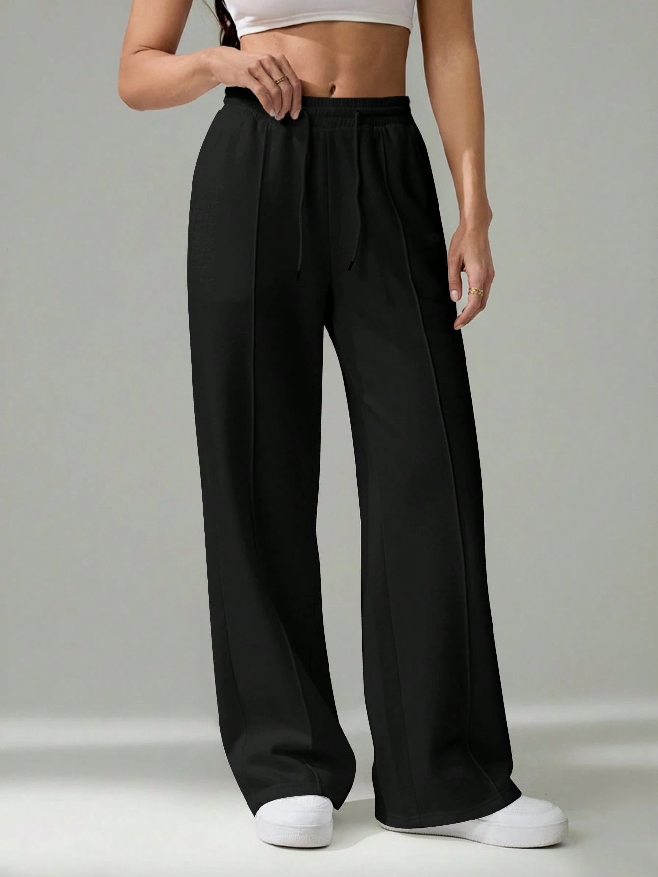 Center Pleated Joggers