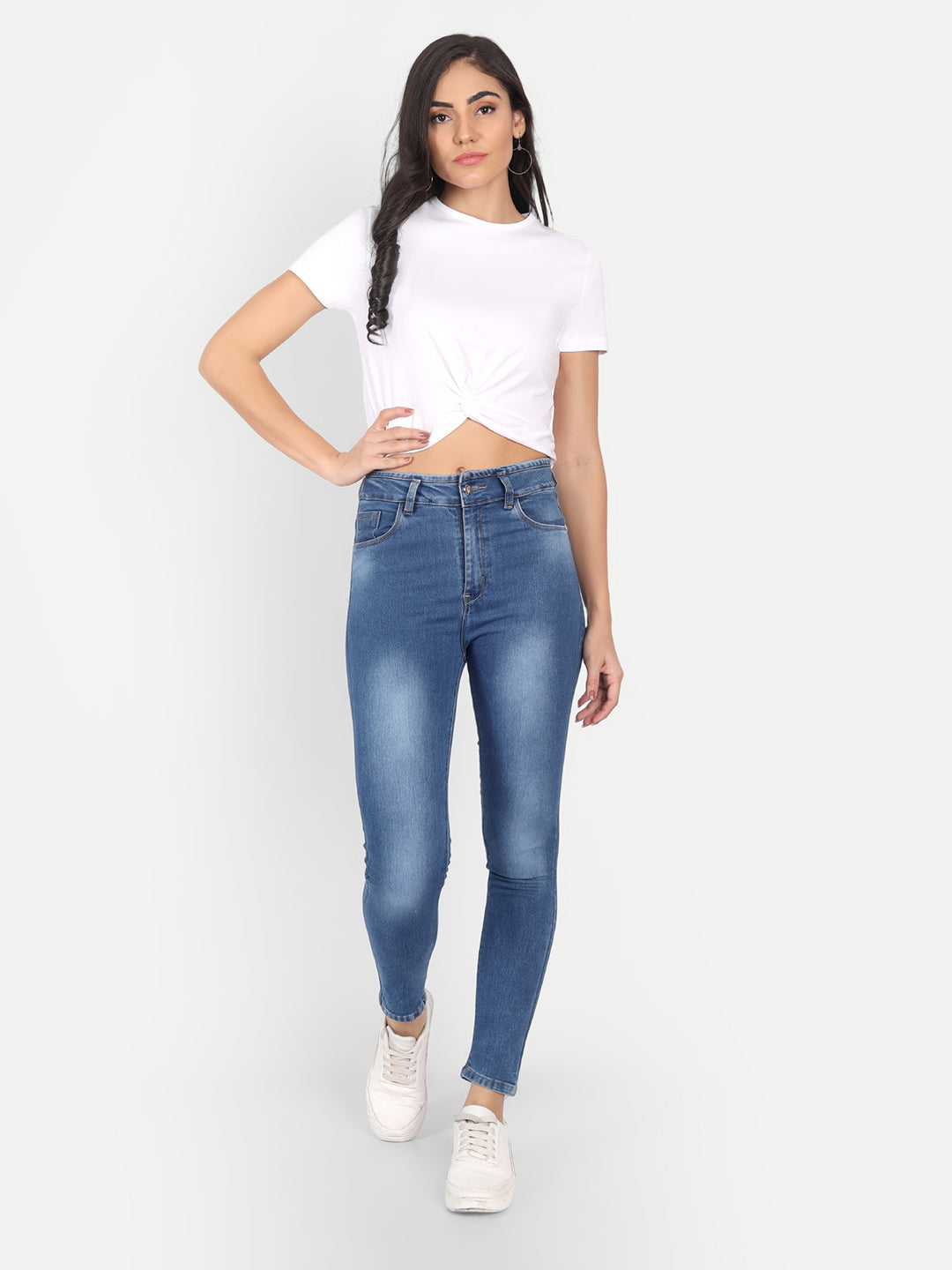 Front Twist Crop T-Shirt