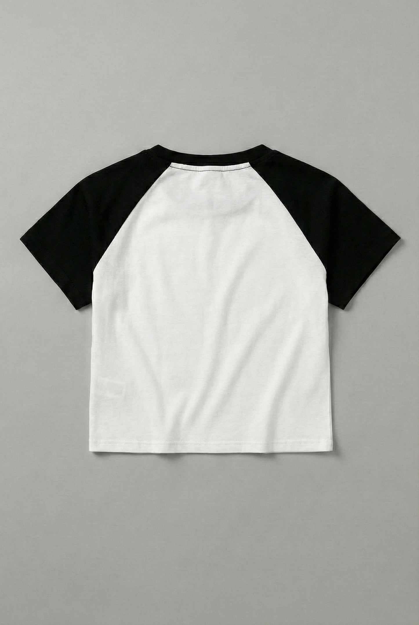 Printed  Raglan Colorblock T-Shirt
