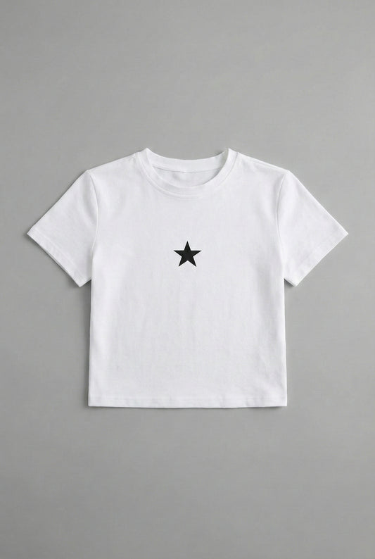 Printed Crop T-Shirt