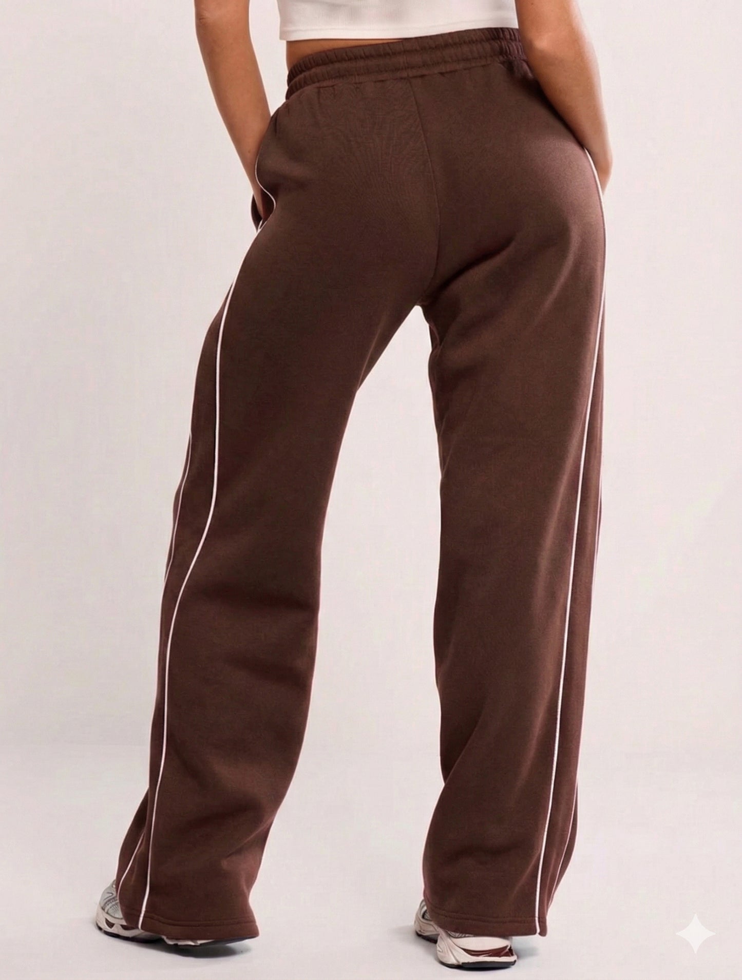 Striped Wide Leg Joggers