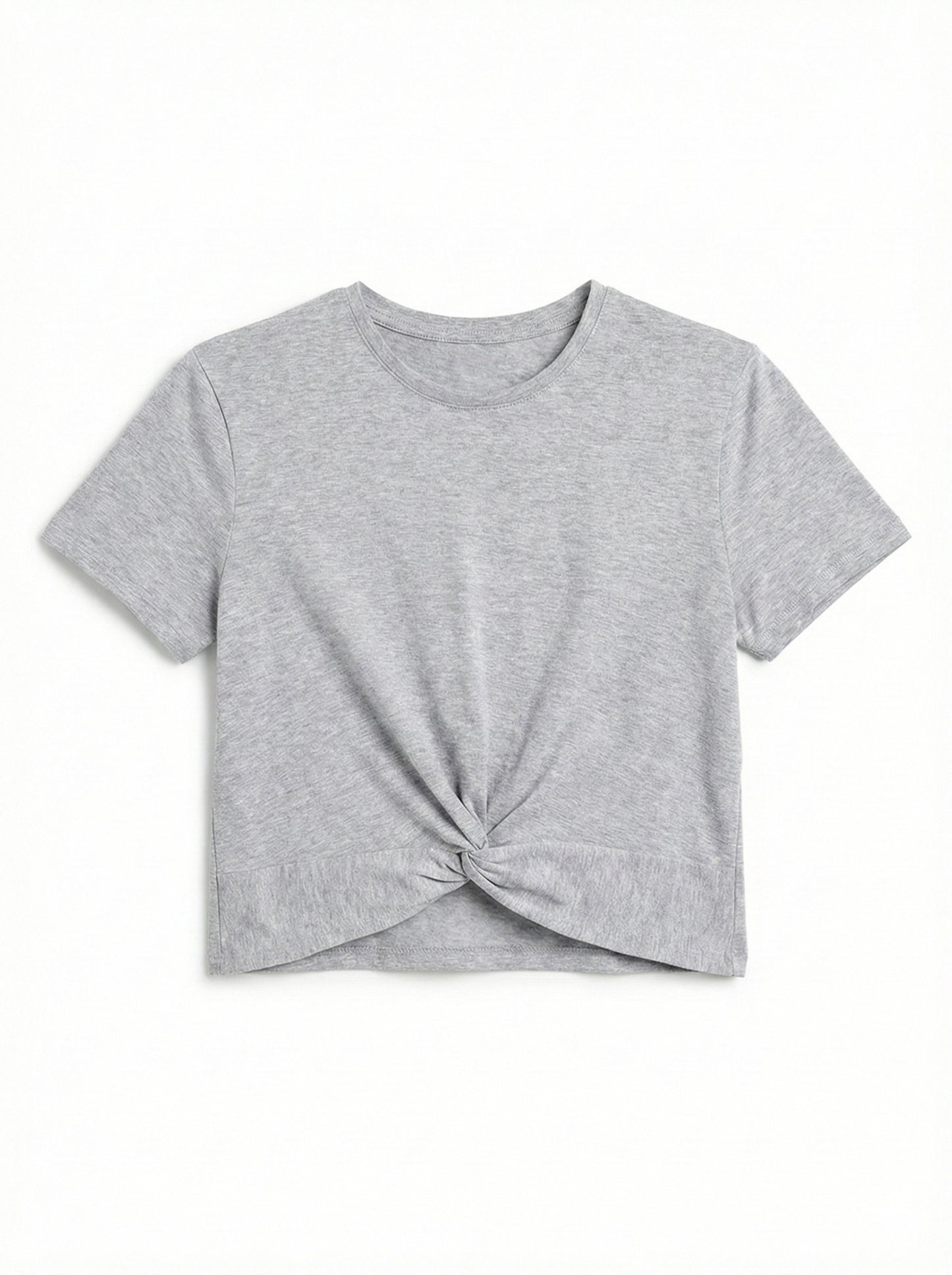 Front Twist Crop T-Shirt