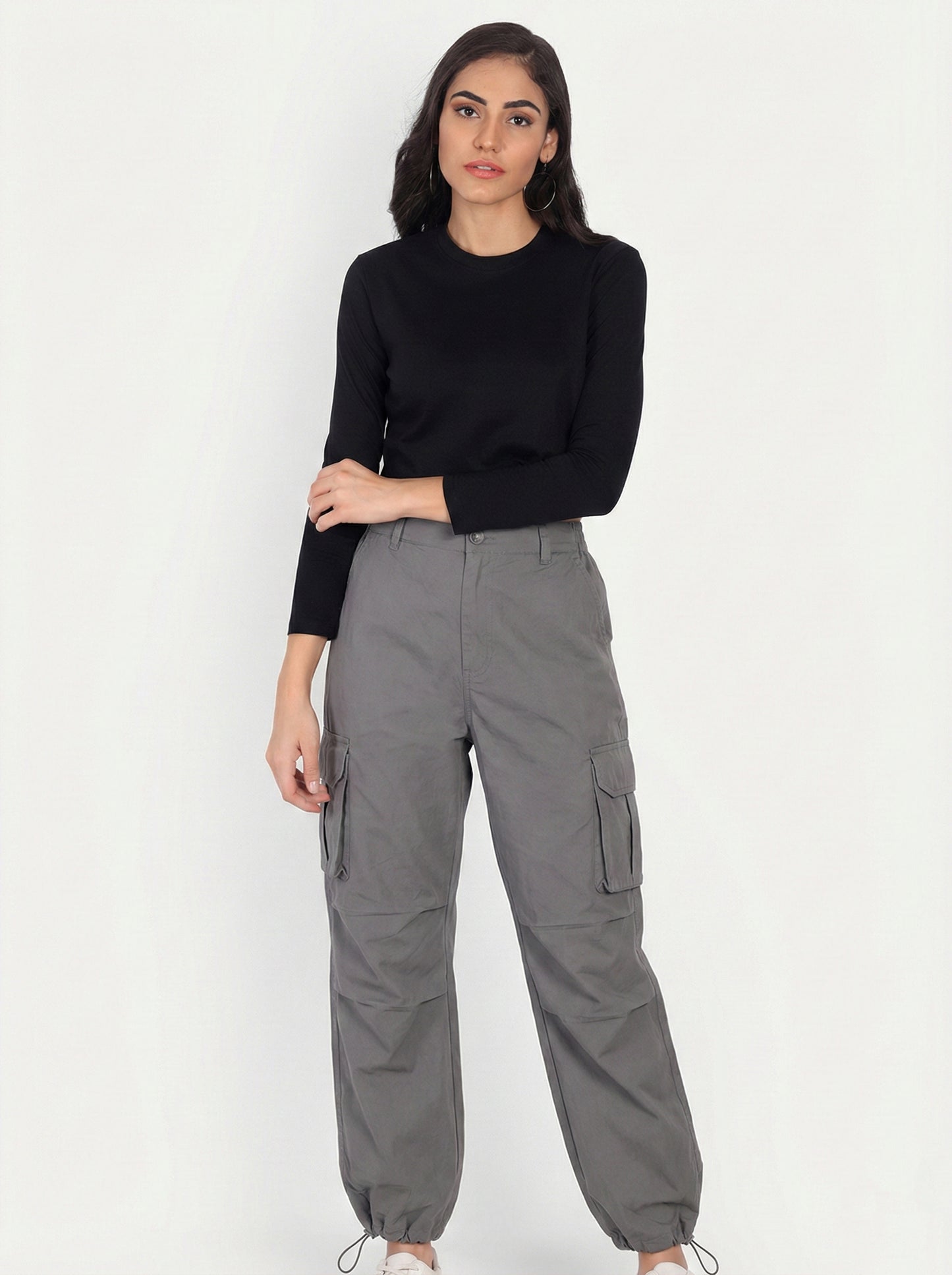 Crop Full Sleeve T-Shirt