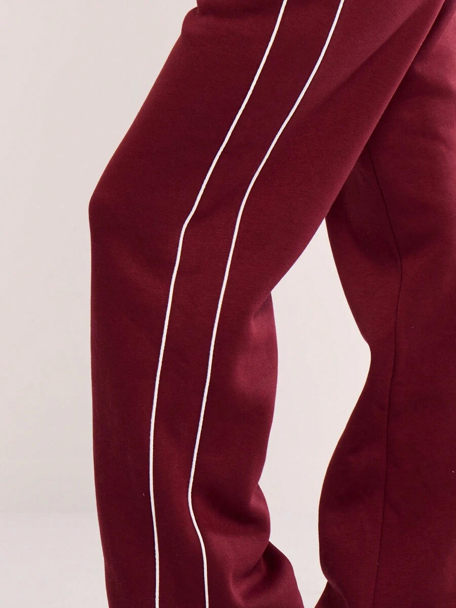 Striped Wide Leg Joggers