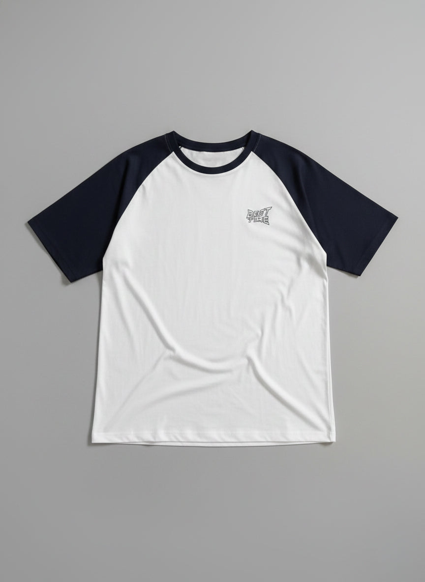 Raglan Printed Oversized T-Shirt