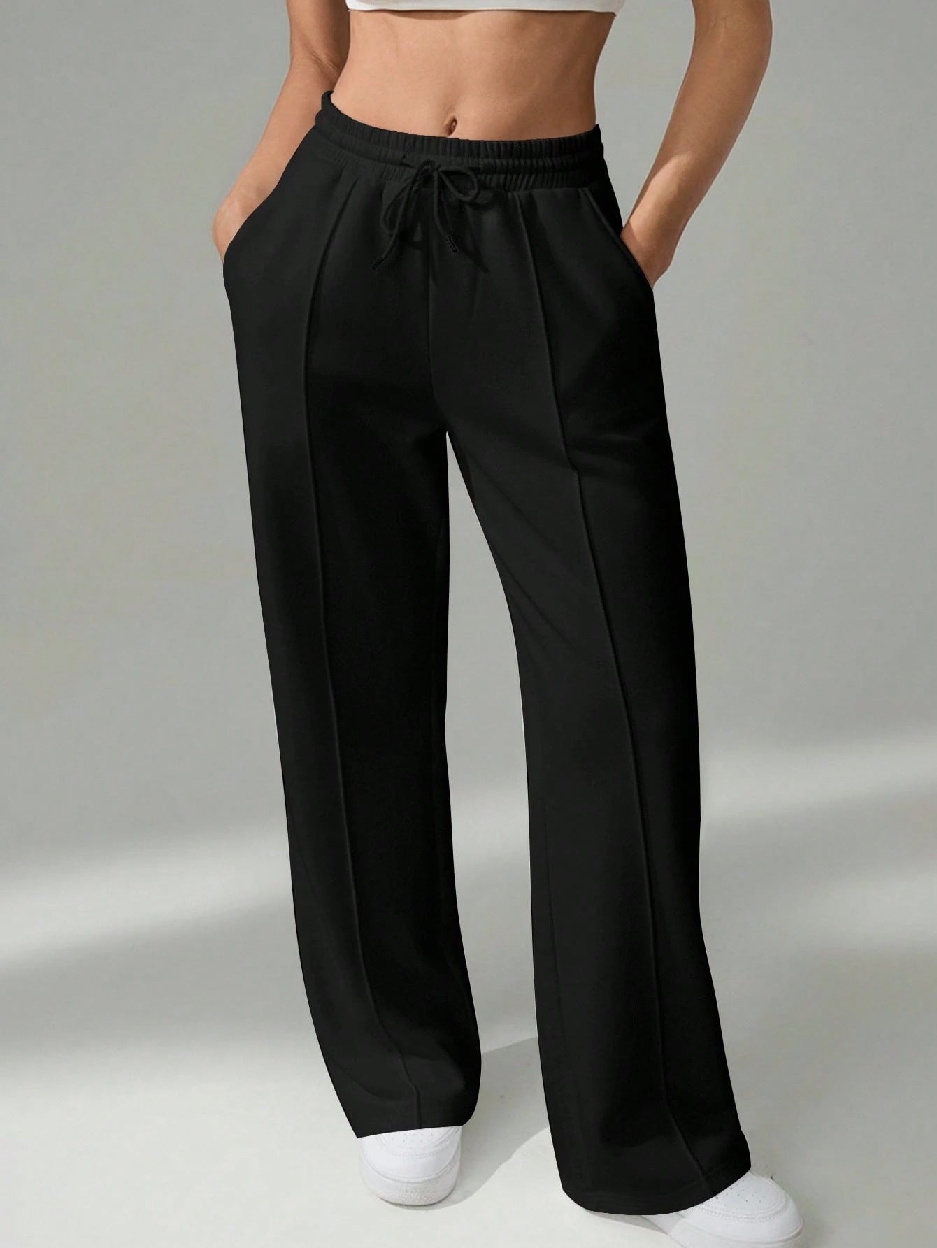 Center Pleated Joggers