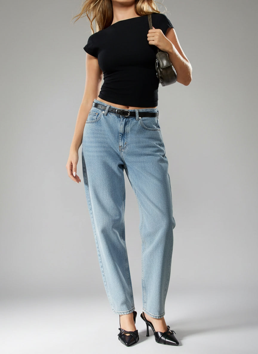 Black Backless Crop T-Shirt