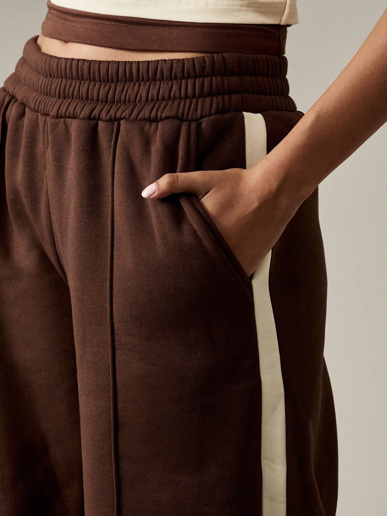 Striped Baggy Joggers