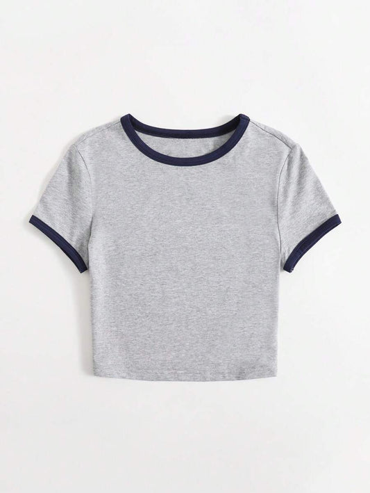 Ringer Crop T-Shirt
