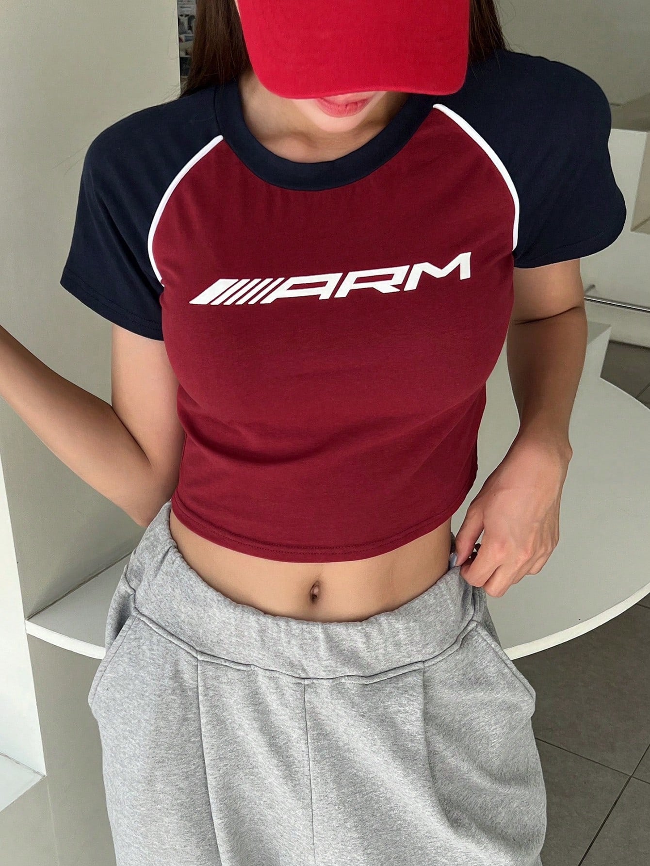 Raglan Printed T-Shirt