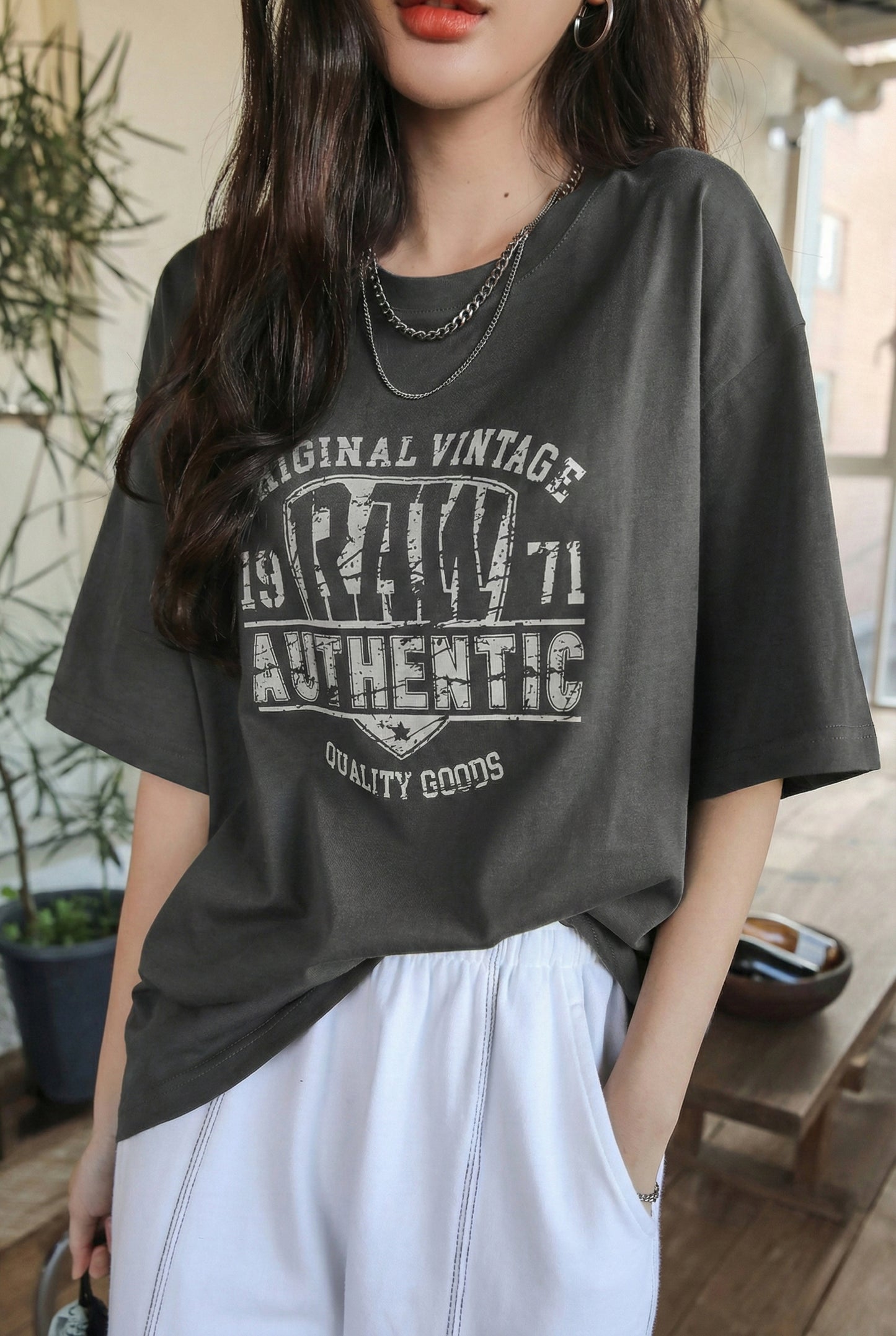 Printed Oversized T-Shirt