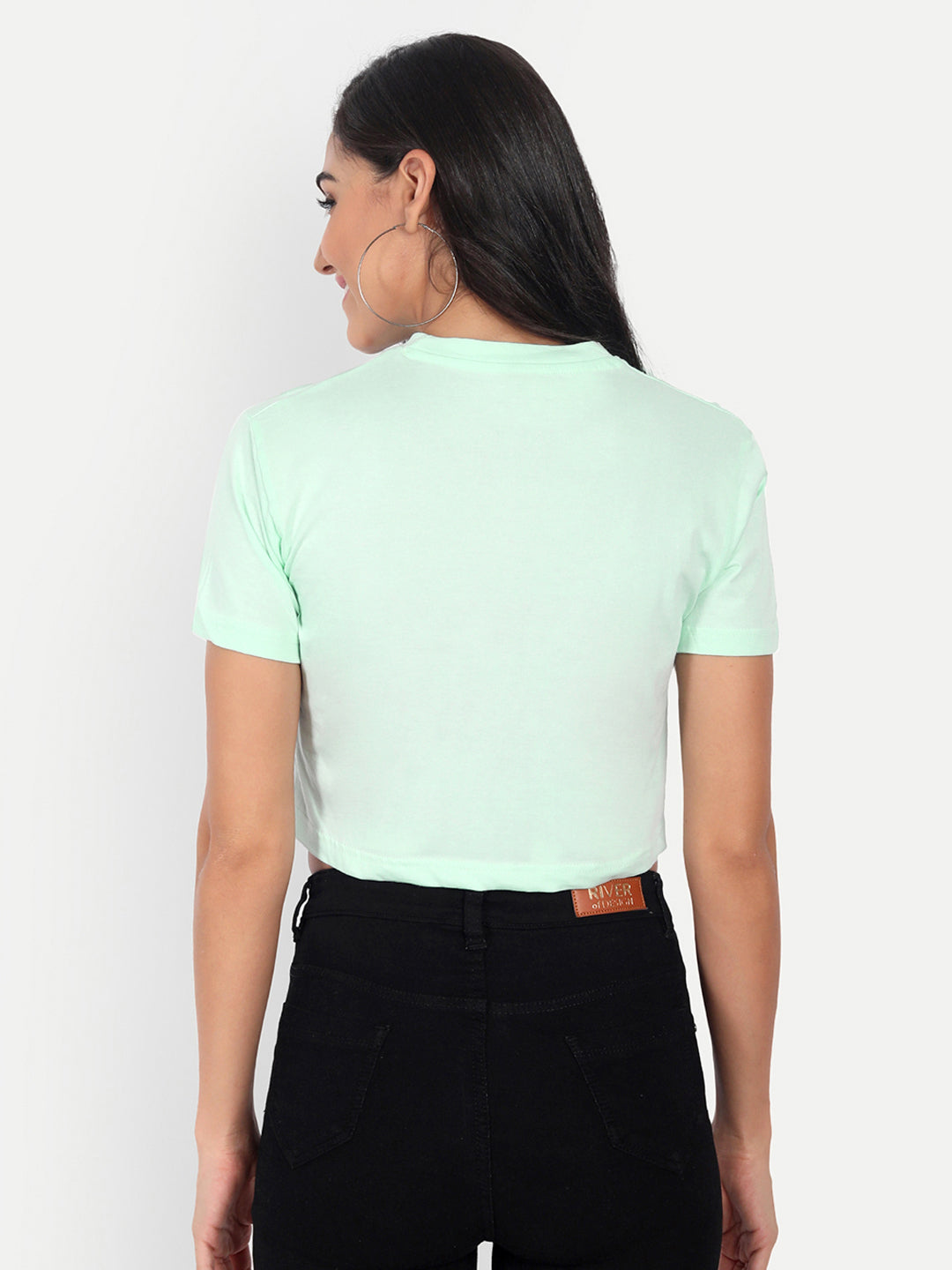 Crop Printed T-Shirt