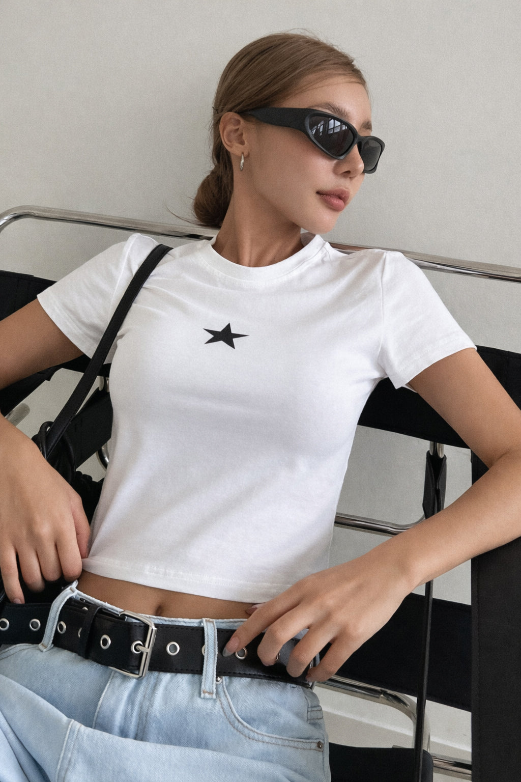 Printed Crop T-Shirt