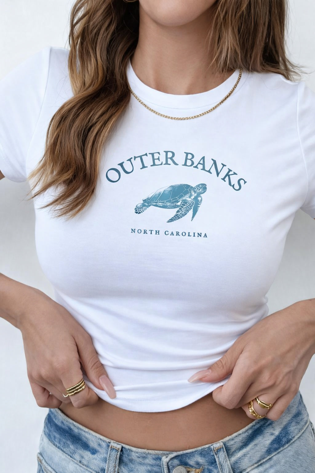 Printed Crop T-Shirt