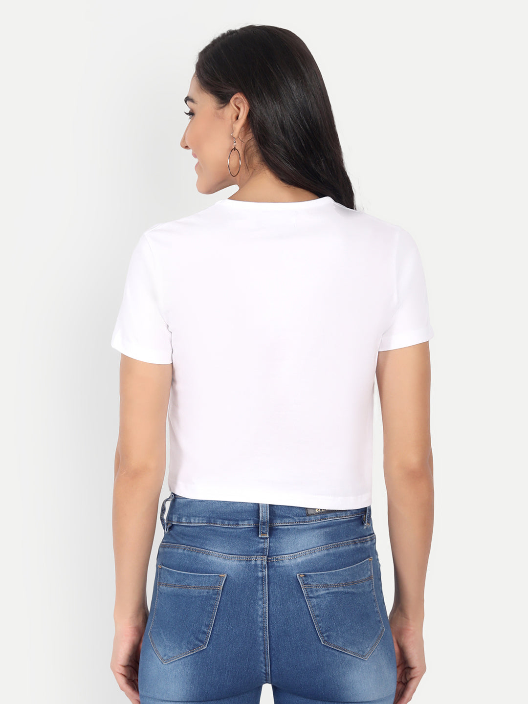 Front Twist Crop T-Shirt