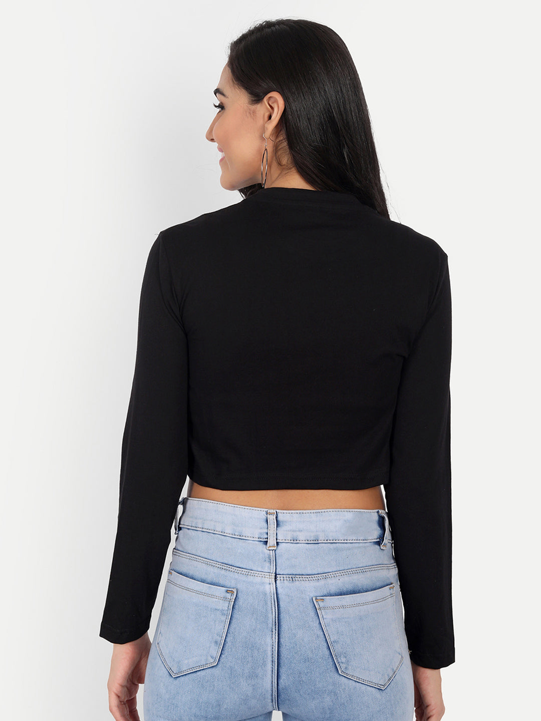 Crop Printed T-Shirt