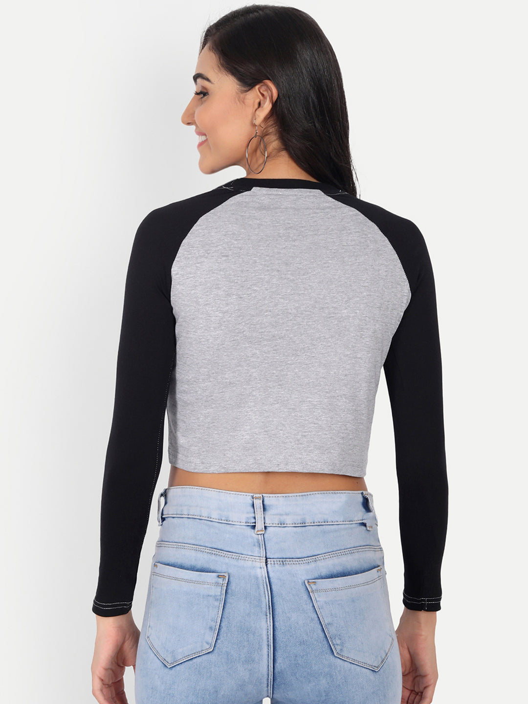 Colorblock Raglan Full Sleeve Tshirt