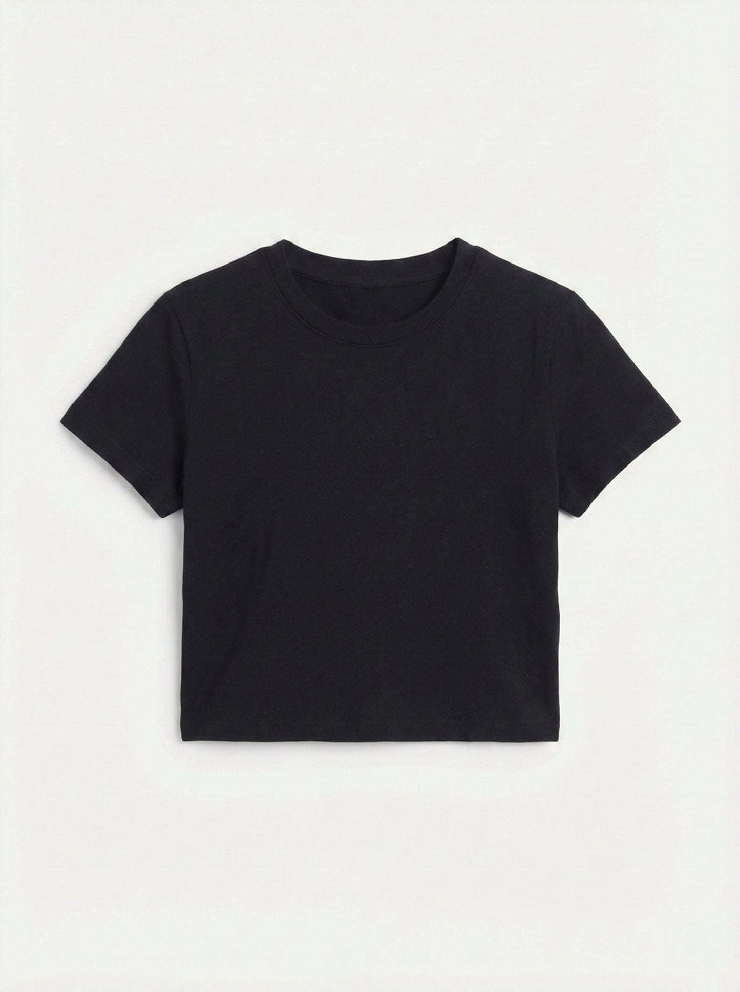 Crop Half Sleeve T-Shirt