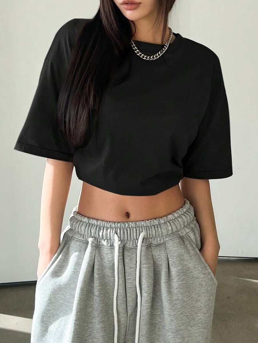 Solid Oversized T-Shirt