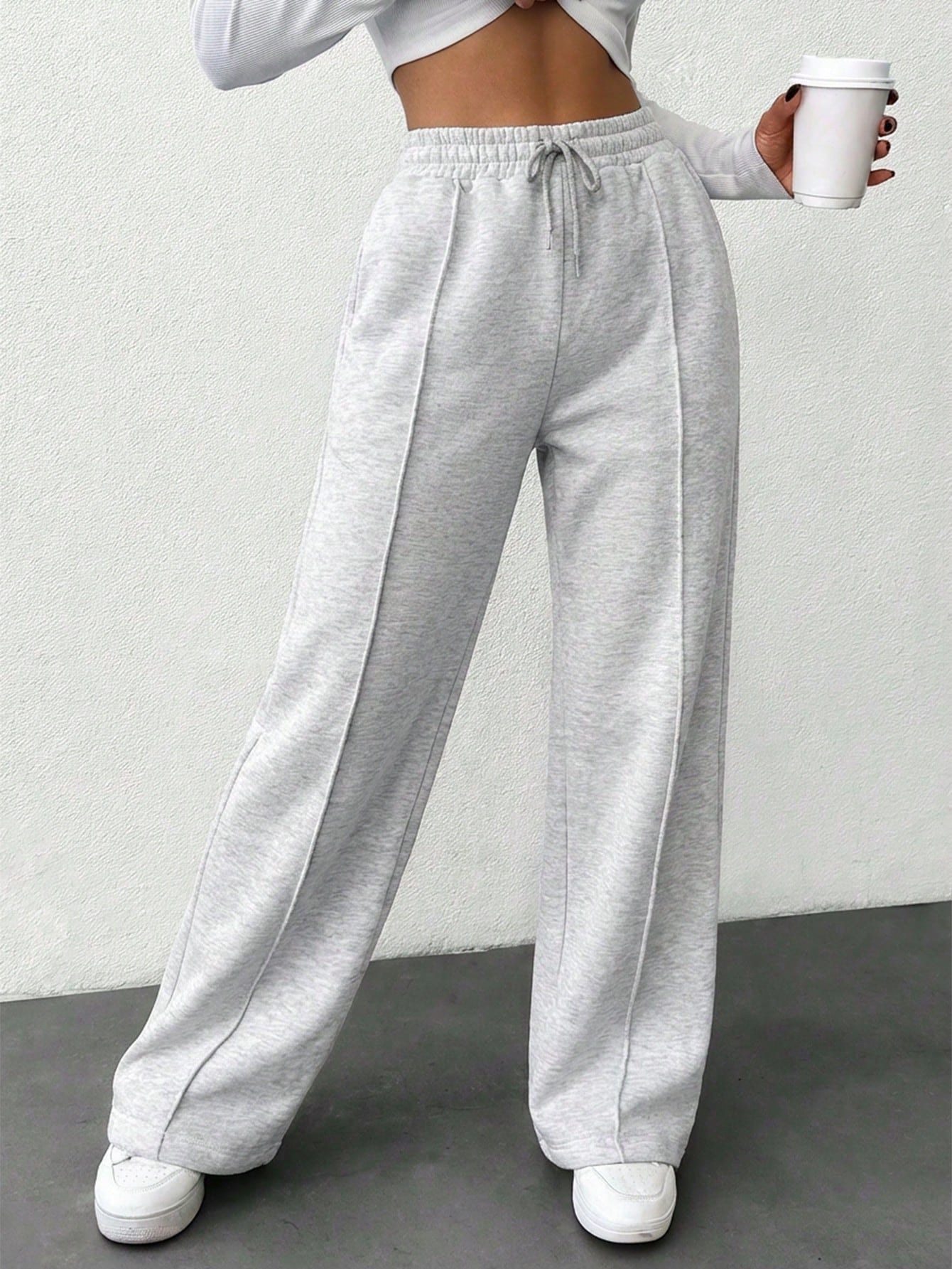 Center Pleated Joggers
