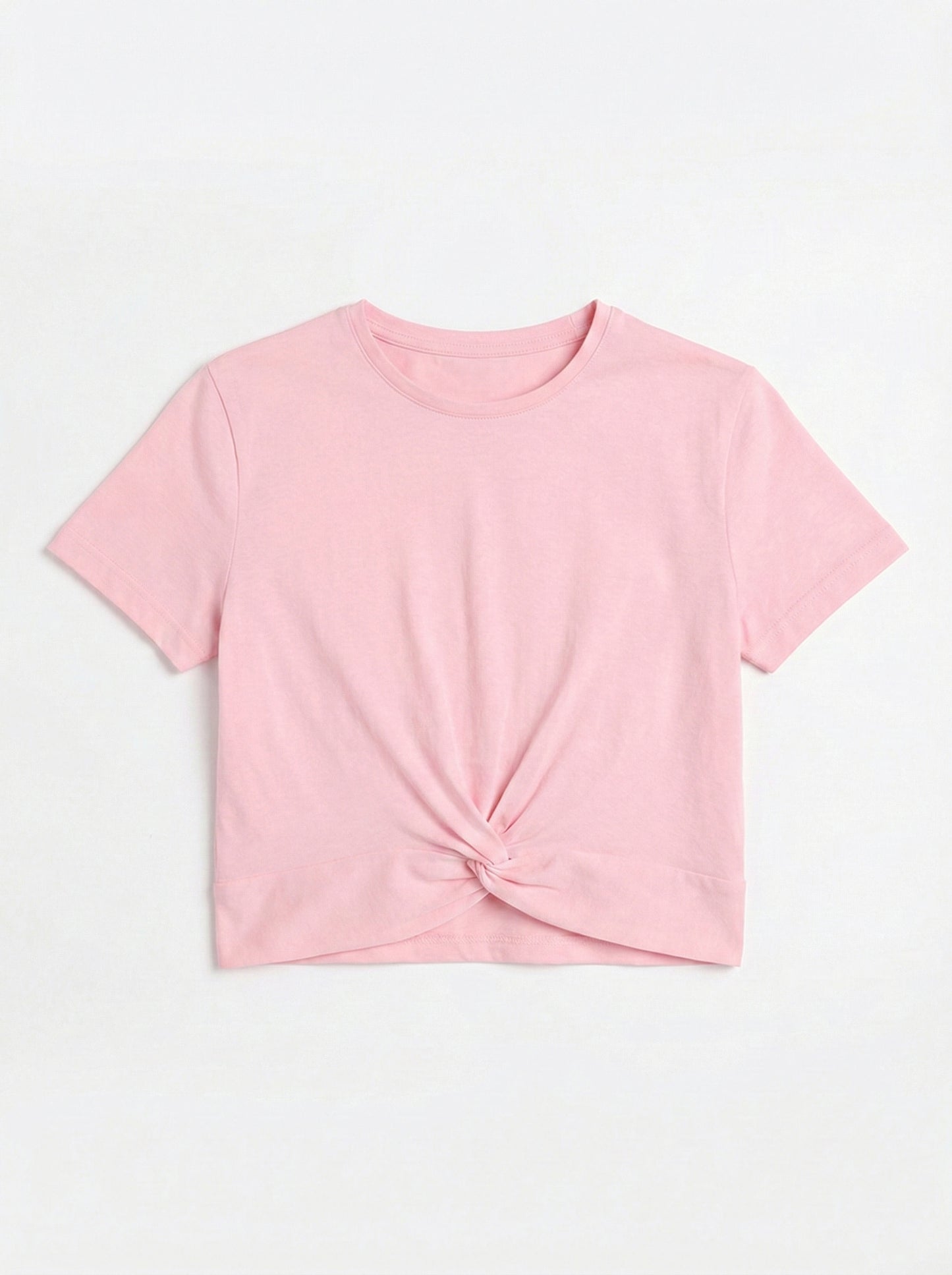 Front Twist Crop T-Shirt