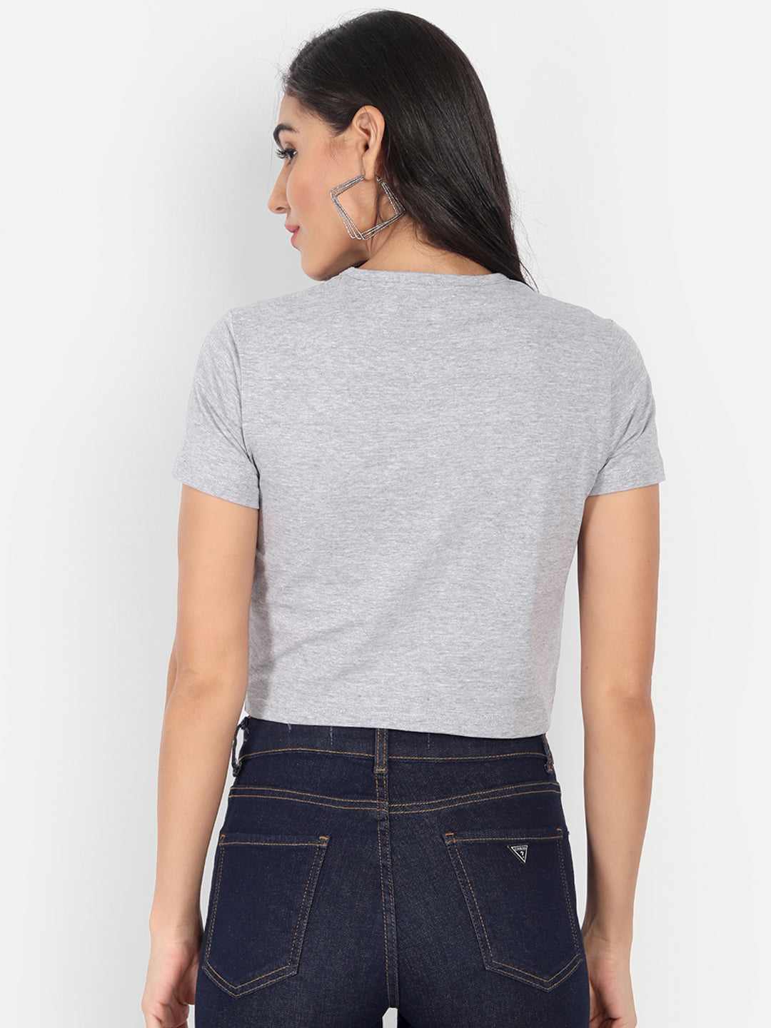 Front Twist Crop T-Shirt