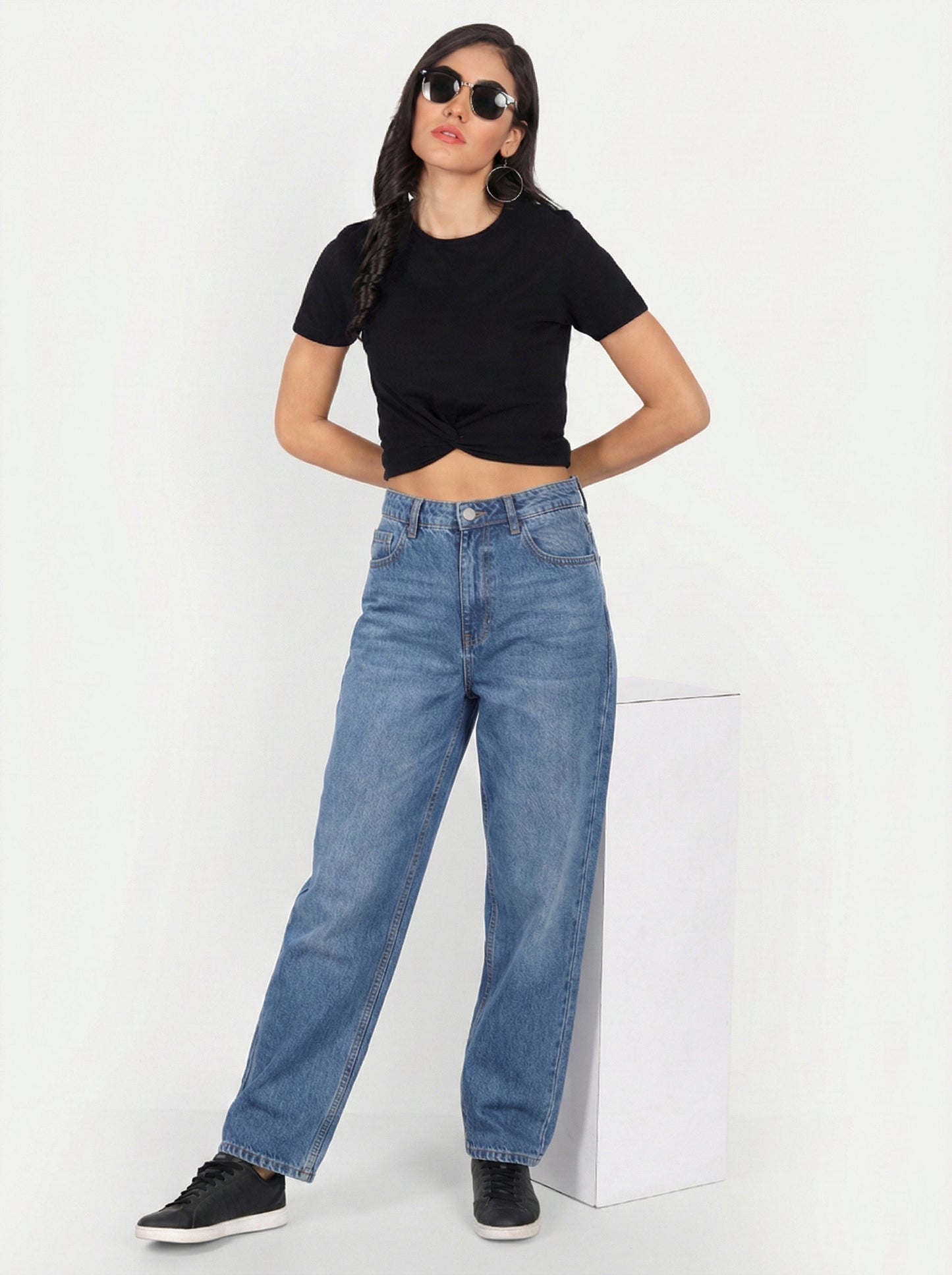 Front Twist Crop T-Shirt