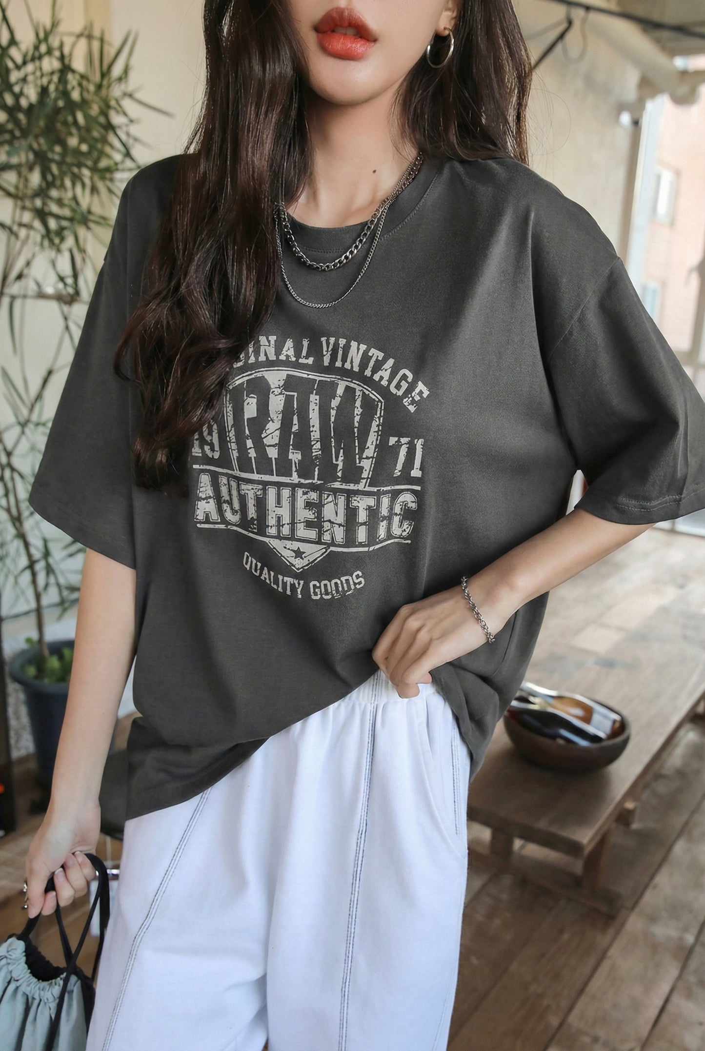 Printed Oversized T-Shirt