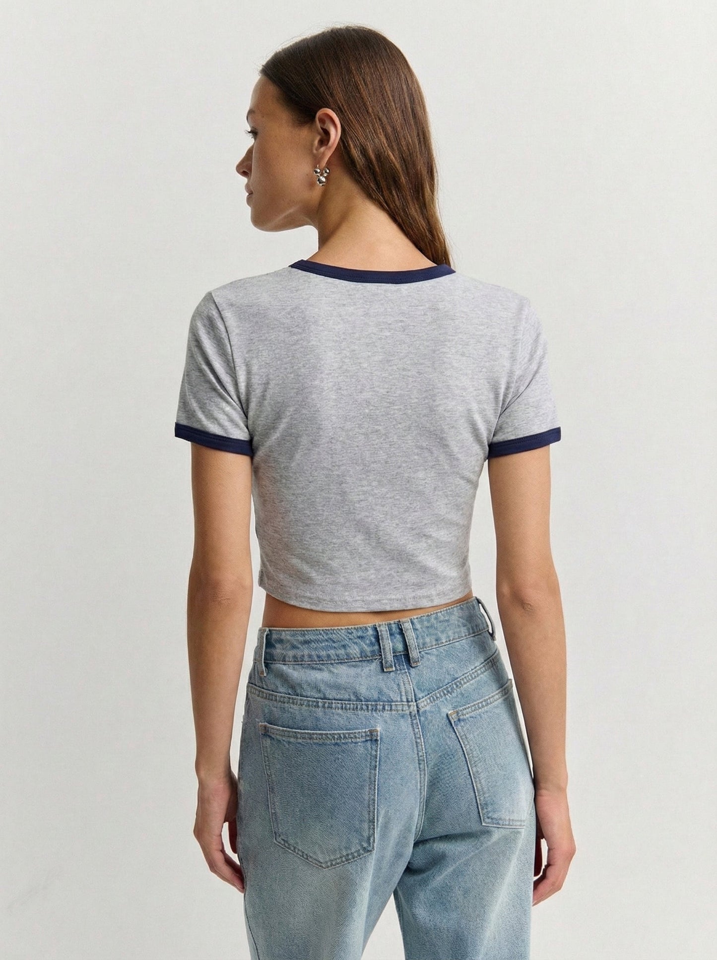 Ringer Crop T-Shirt