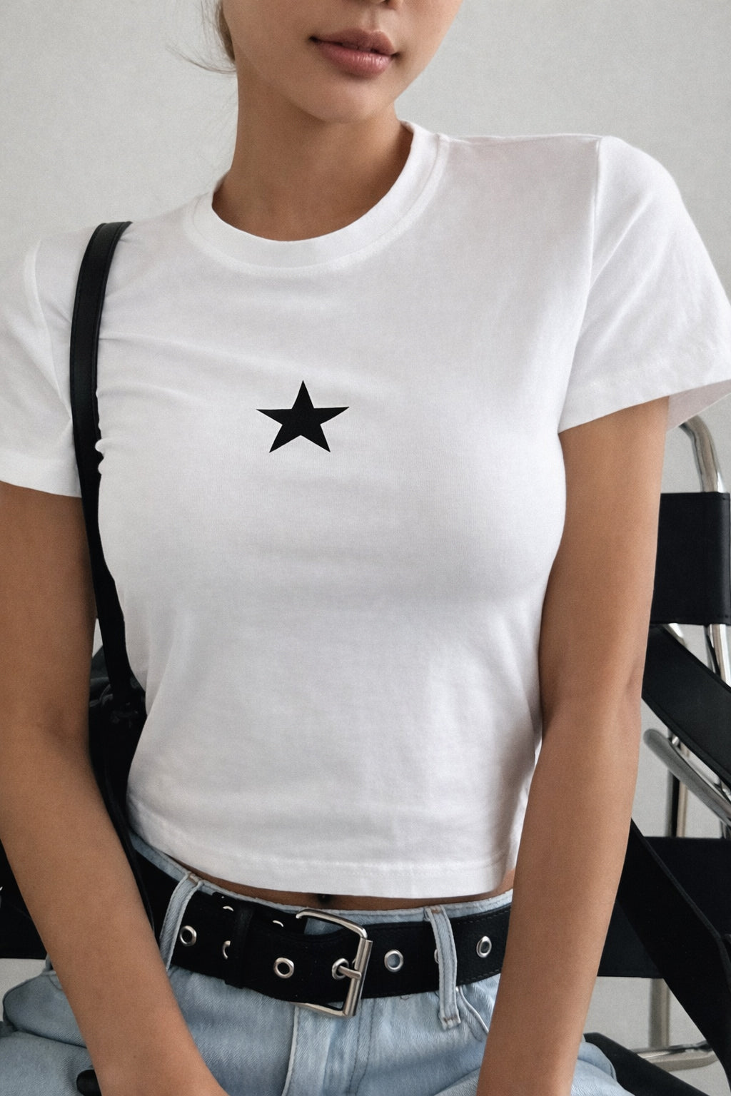 Printed Crop T-Shirt
