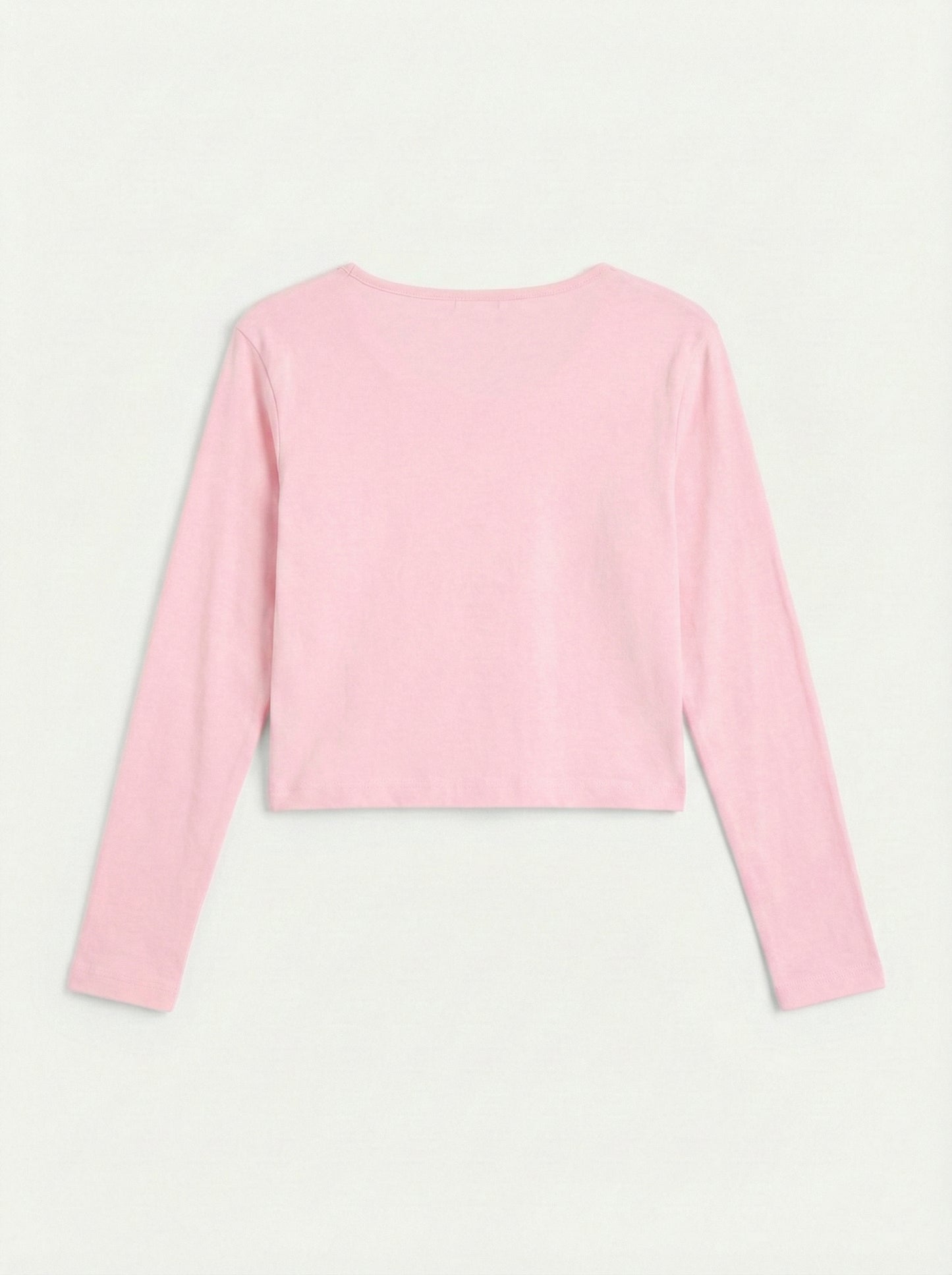 V Neck Crop T-Shirt