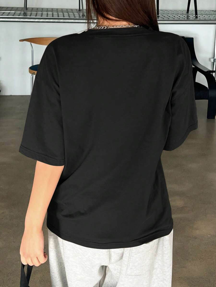Solid Oversized T-Shirt