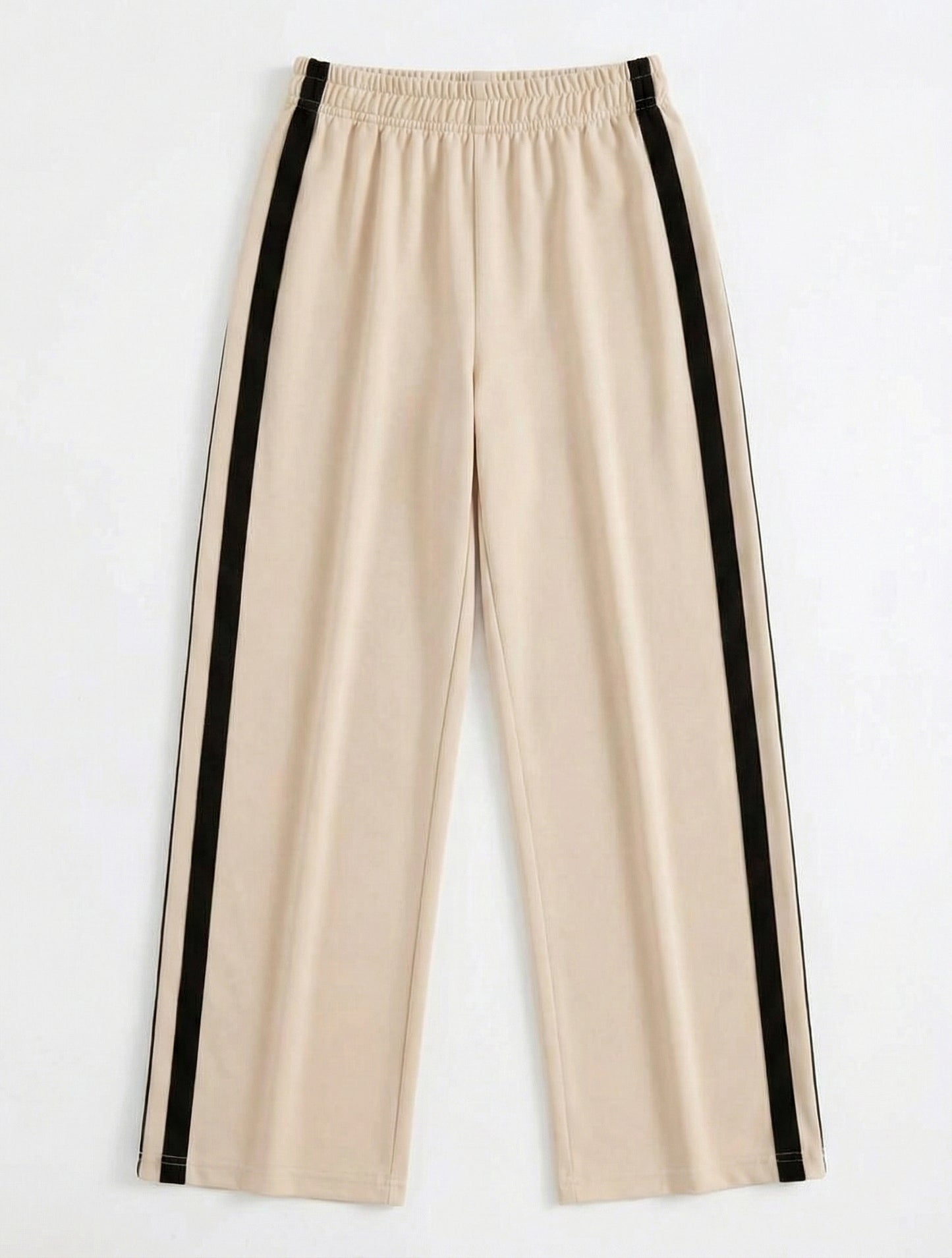 Striped Wide Leg Joggers