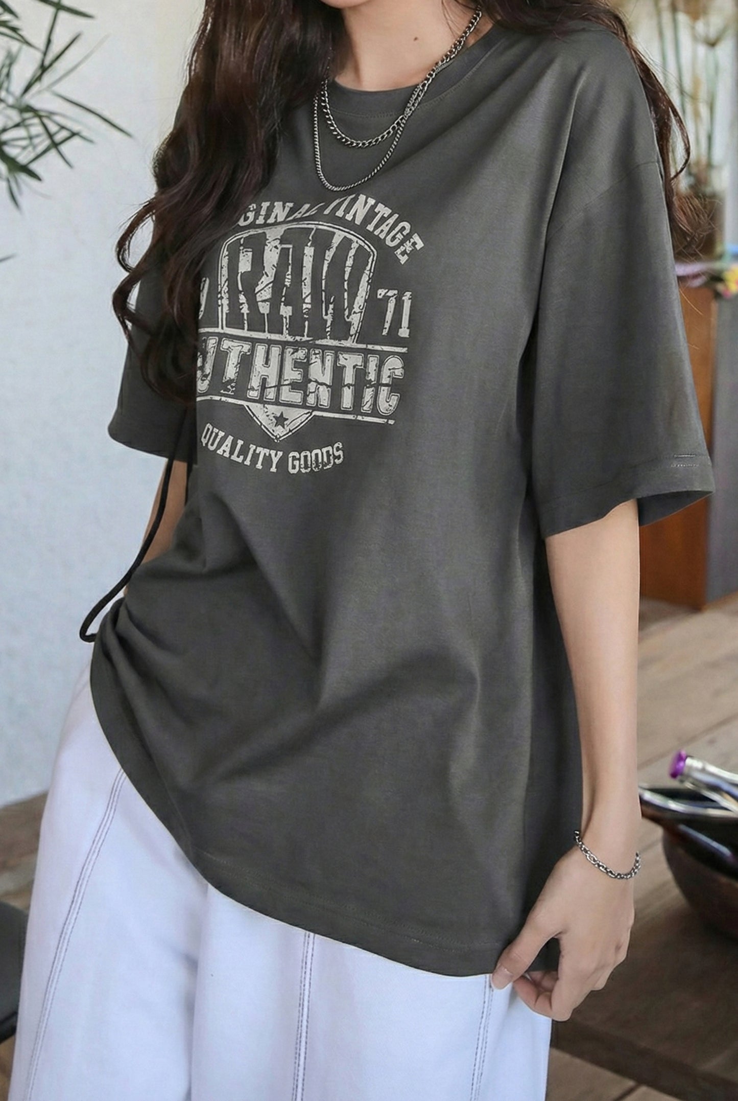 Printed Oversized T-Shirt