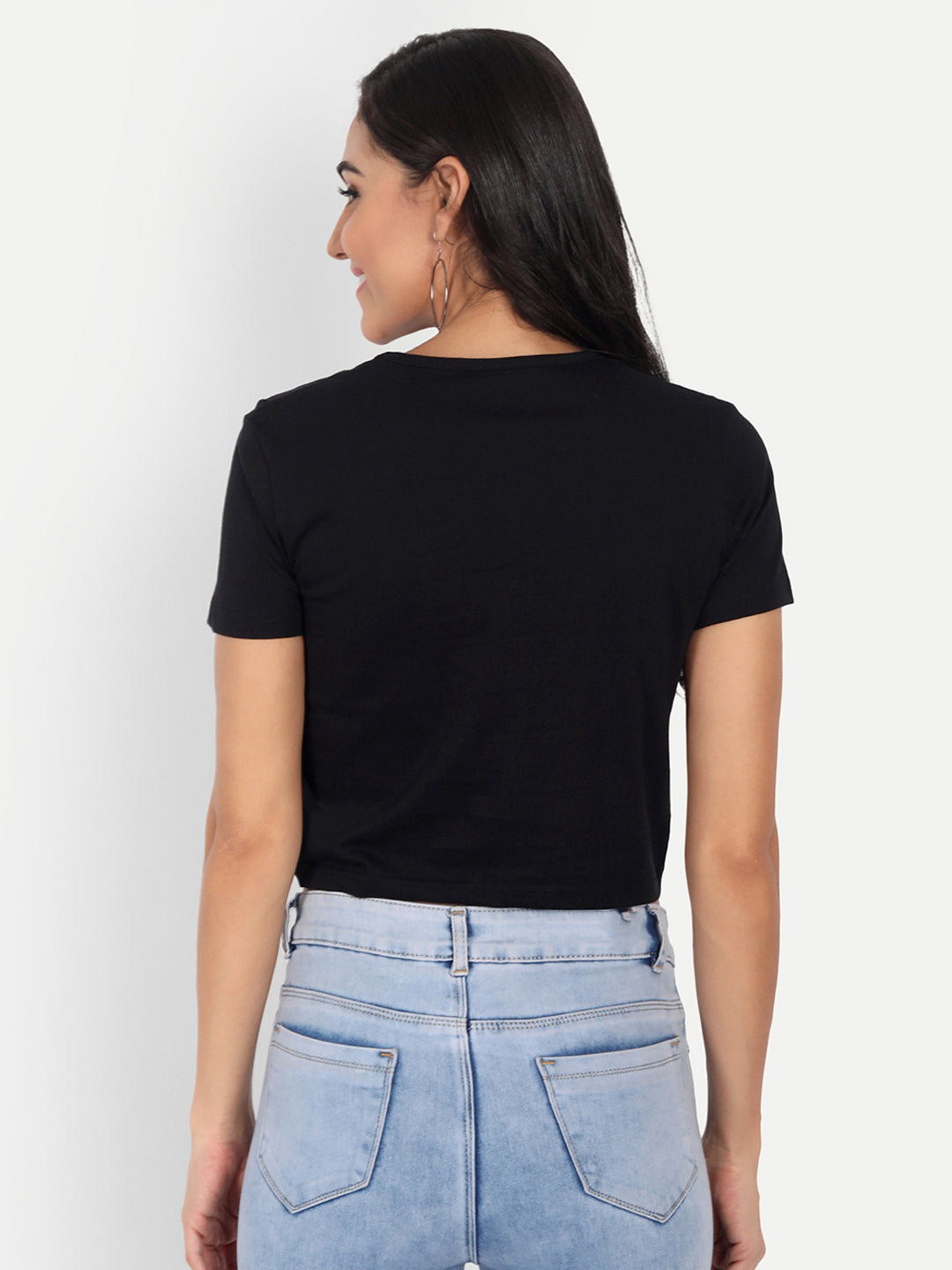 Front Twist Crop T-Shirt