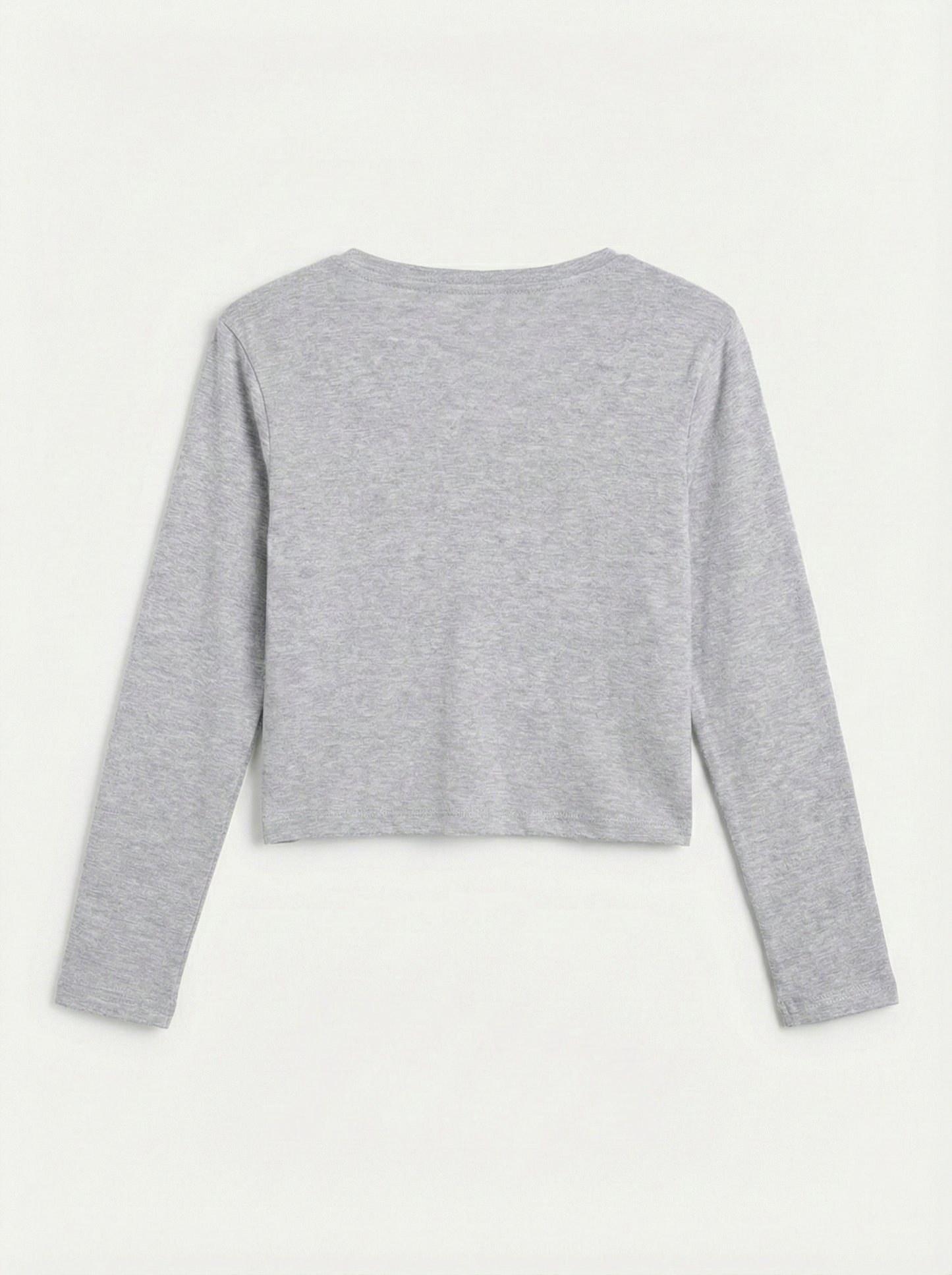 V Neck Crop T-Shirt