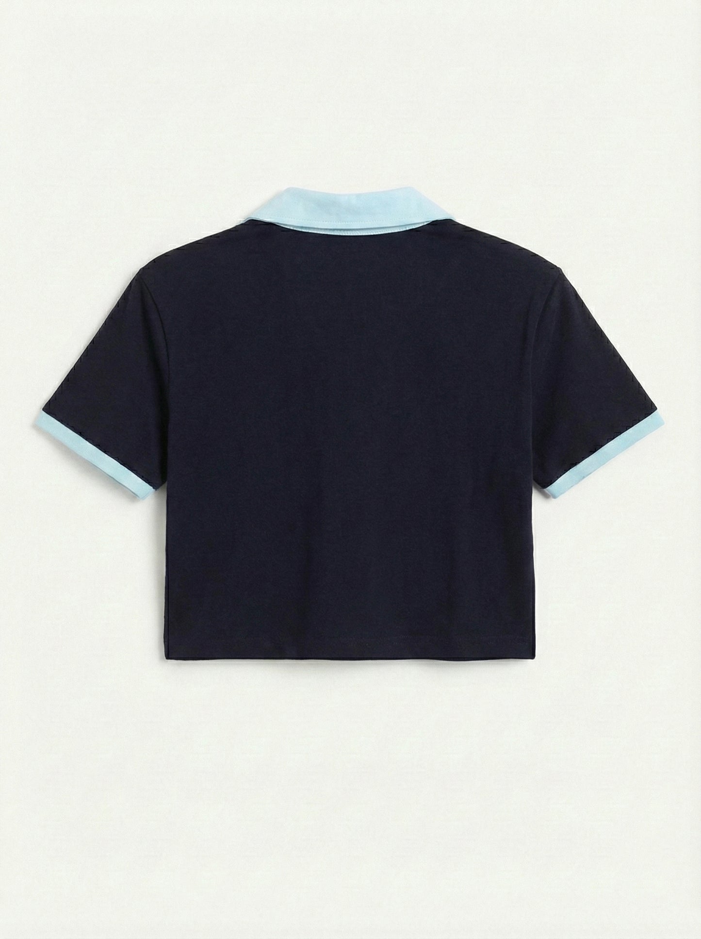 Crop Collar T-Shirt