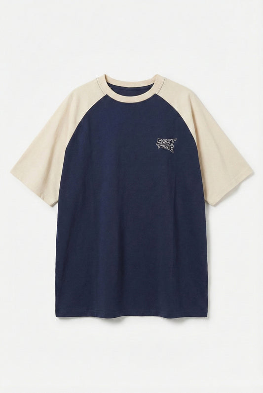 Raglan Printed Oversized T-Shirt