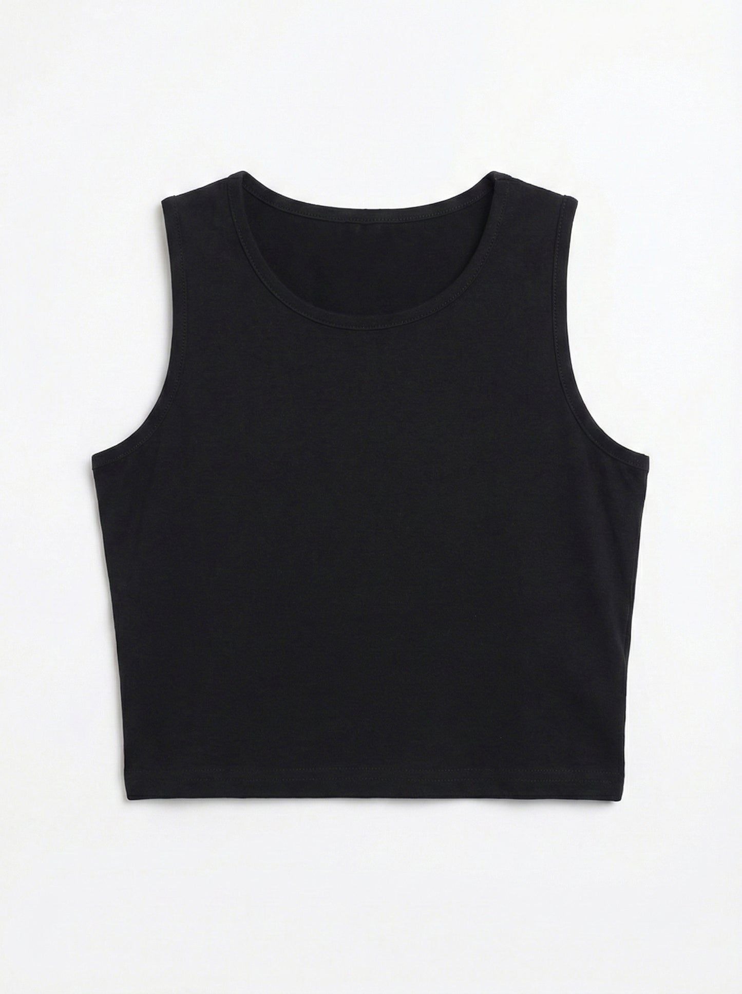 Crop Sleveless T-Shirt